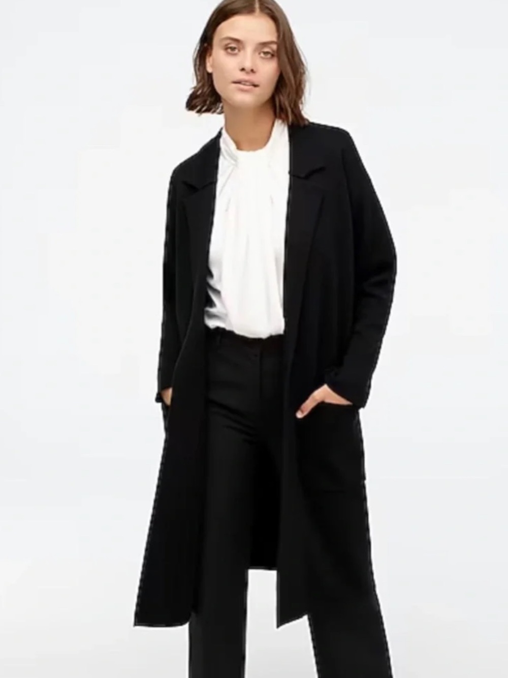 J. Crew | Cardigan | J. Crew Ella Coat Cardigan | Black